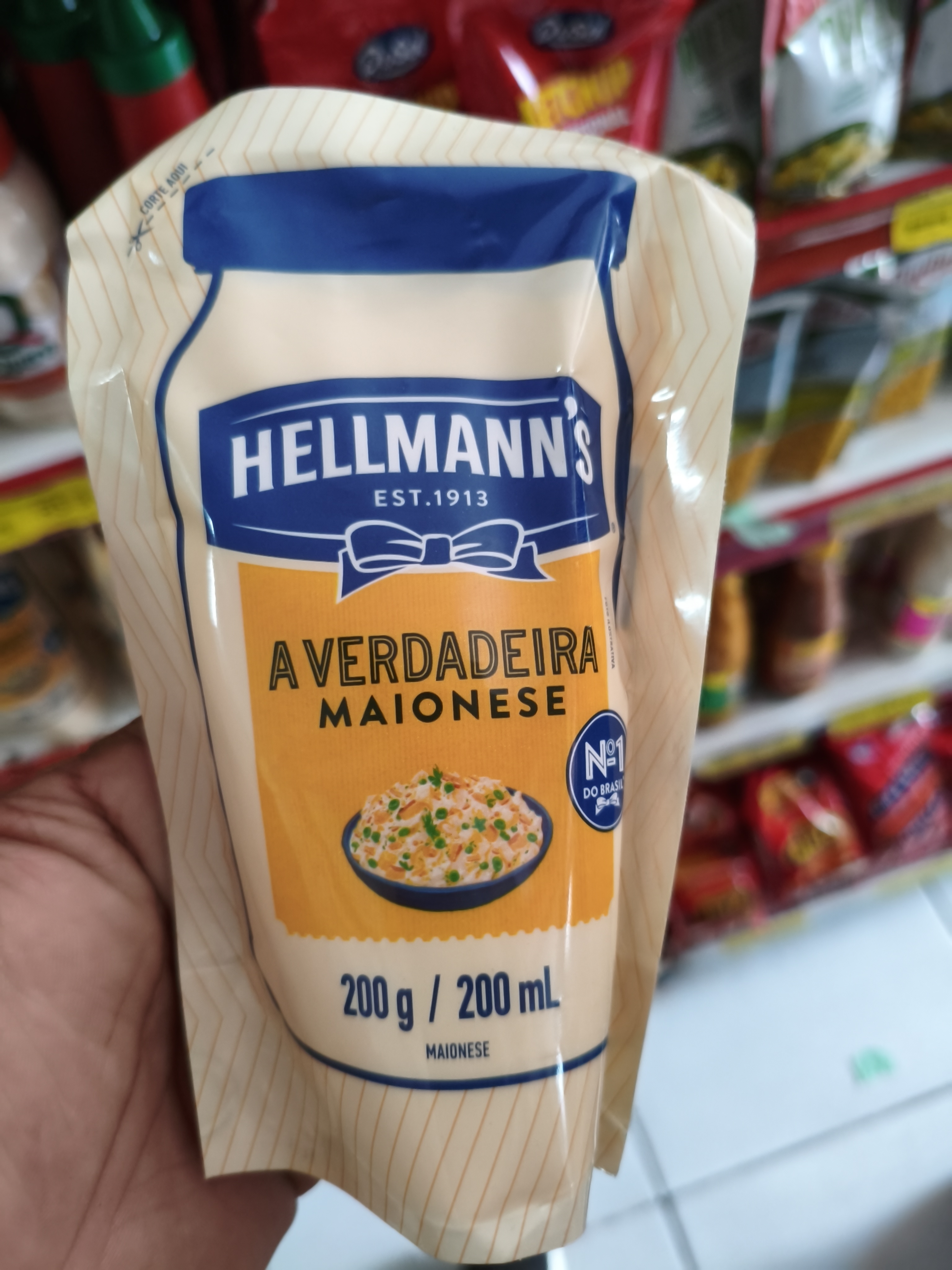 Maionese Hellmann's sachê 