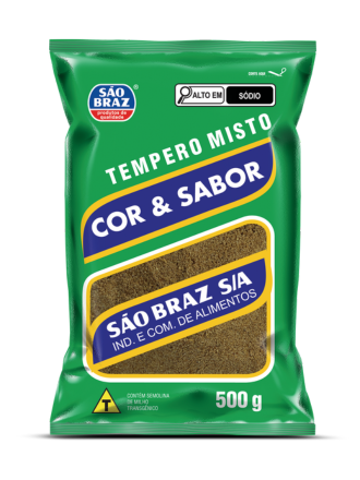 Tempero misto cor e sabor 