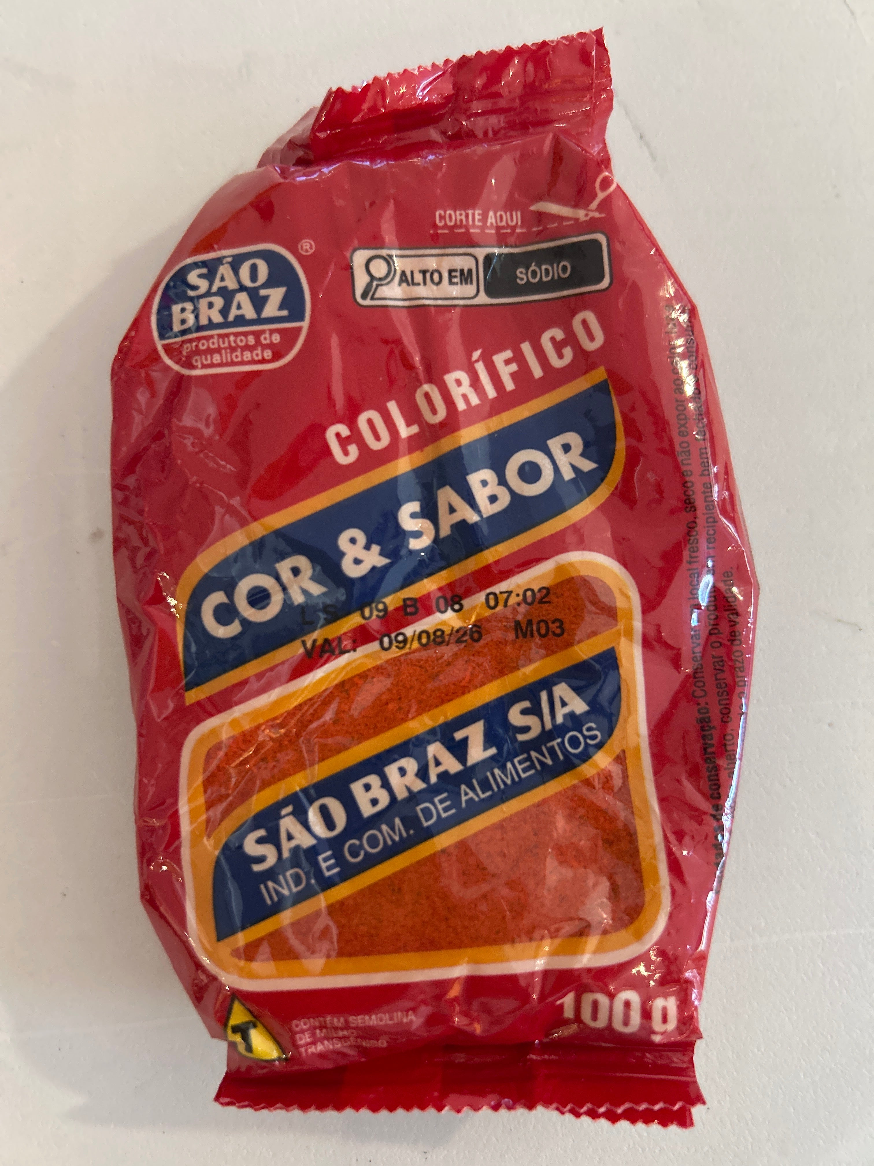 Colorífico são Braz cor e sabor